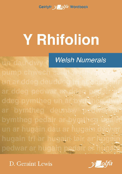 Clawr llyfr / Book cover: Rhifolion, Y / Welsh Numerals