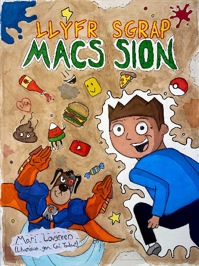 Clawr llyfr / Book cover: Llyfr Sgrap Macs Sion
