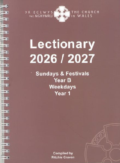 Clawr llyfr / Book cover: The Church in Wales Lectionary 2026 - 2027