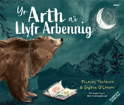 Clawr llyfr / Book cover: Yr Arth a'i Llyfr Arbennig / The Bear and her Book