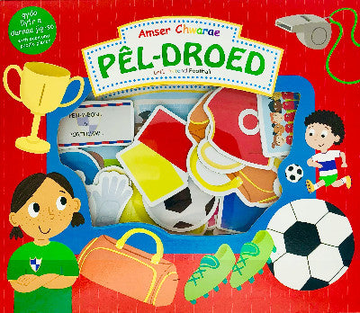 Clawr llyfr / Book cover: Amser Chwarae: Pel-droed / Let's Pretend: Football