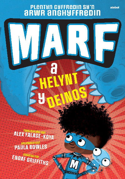 Clawr llyfr / Book cover: Marf a Helynt y Deinos
