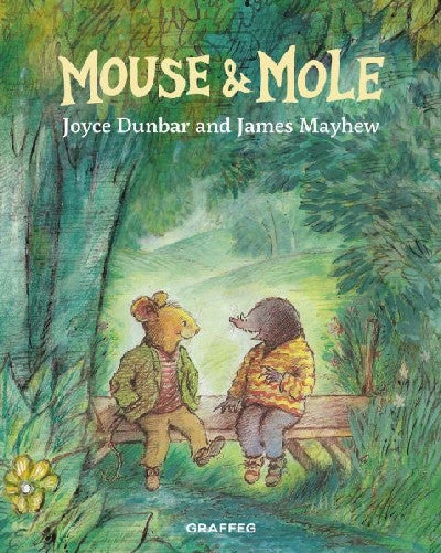 Clawr llyfr / Book cover: Mouse and Mole
