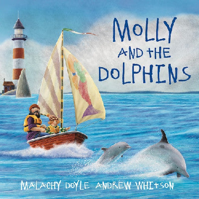 Clawr llyfr / Book cover: Molly and the Dolphins
