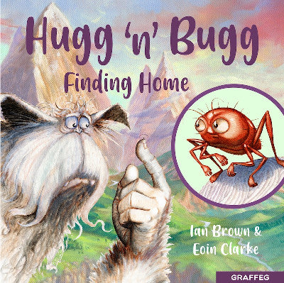 Clawr llyfr / Book cover: Hugg 'N' Bugg: Finding Home