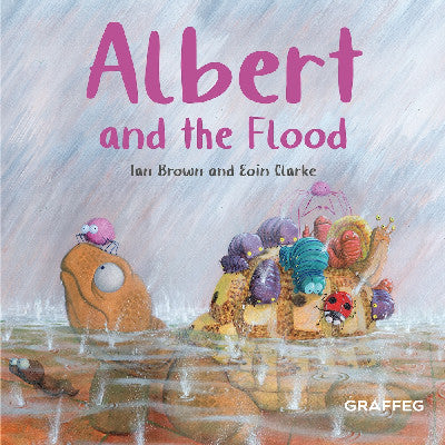 Clawr llyfr / Book cover: Albert and the Flood