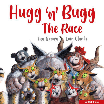 Clawr llyfr / Book cover: Hugg 'n' Bugg: The Race