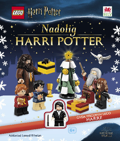 Clawr llyfr / Book cover: Cyfres Lego: Nadolig Harri Potter