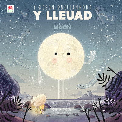 Clawr llyfr / Book cover: Y Noson Ddiflannodd y Lleuad / The Night the Moon Went Missing