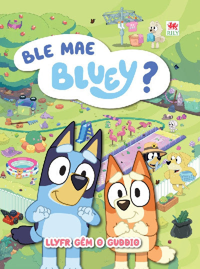Clawr llyfr / Book cover: Ble Mae Bluey?