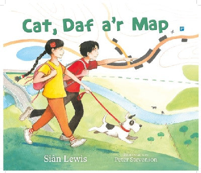 Clawr llyfr / Book cover: Cat, Daf a'r Map
