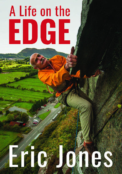 Clawr llyfr / Book cover: A Life on the Edge