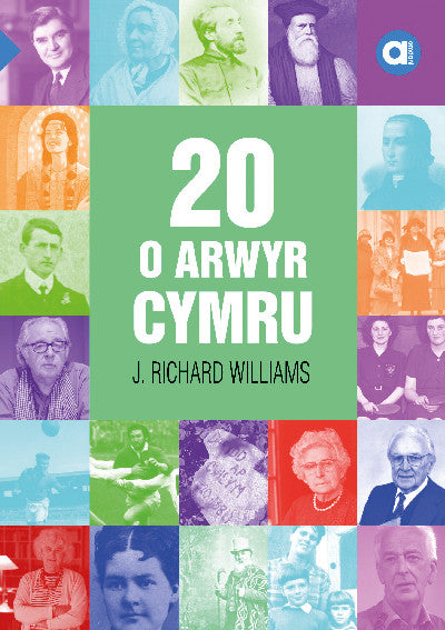 Clawr llyfr / Book cover: Cyfres Amdani: 20 o Arwyr Cymru
