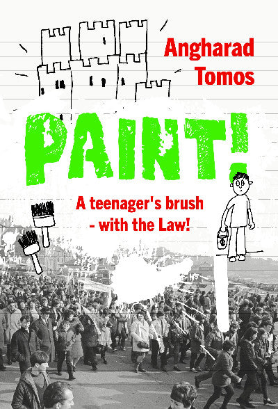 Clawr llyfr / Book cover: Paint!