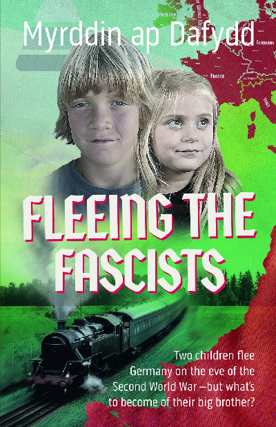 Clawr llyfr / Book cover: Fleeing the Fascists