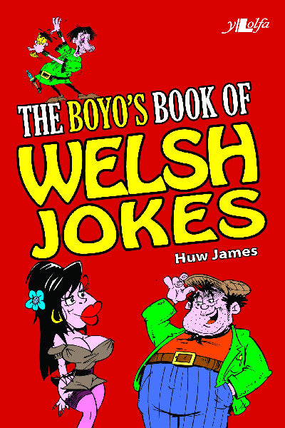 Clawr llyfr / Book cover: Half-Tidy Book of Welsh Jokes, The