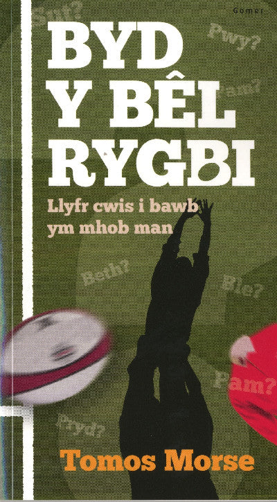 Clawr llyfr / Book cover: Byd y Bêl Rygbi