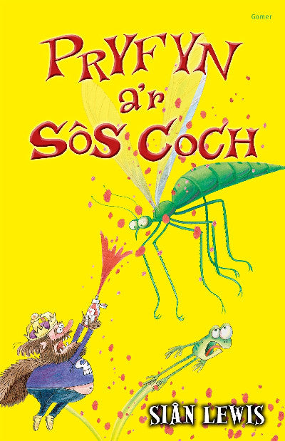 Clawr llyfr / Book cover: Cyfres y Coginfeirdd: Pryfyn a'r Sos Coch