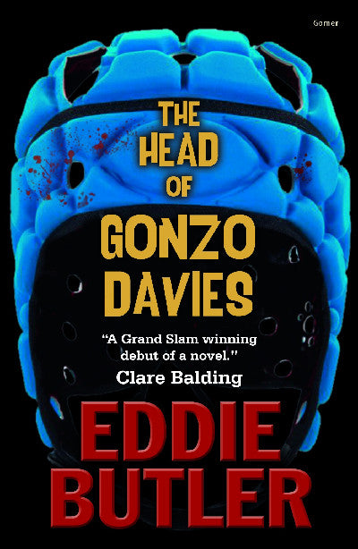 Clawr llyfr / Book cover: The Head of Gonzo Davies