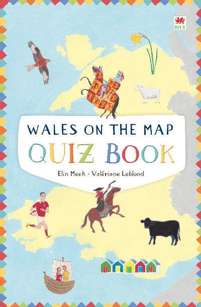 Clawr llyfr / Book cover: Wales on the Map: Quiz Book