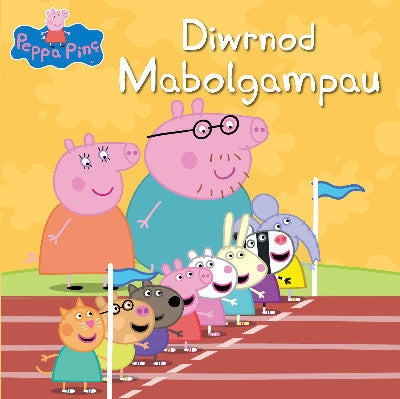 Clawr llyfr / Book cover: Peppa Pinc: Diwrnod Mabolgampau
