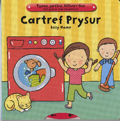 Clawr llyfr / Book cover: Cartref Prysur/Busy Home — Busy Home