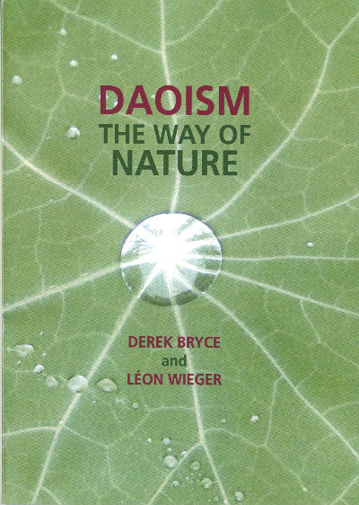 Clawr llyfr / Book cover: Daoism - The Way of Nature
