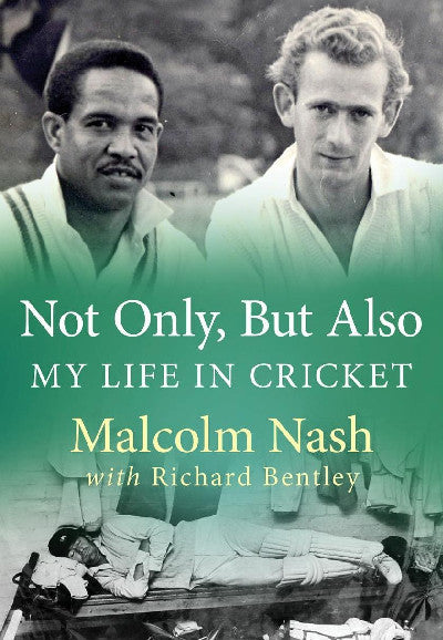 Clawr llyfr / Book cover: Not Only, but Also - My Life in Cricket — My Life in Cricket