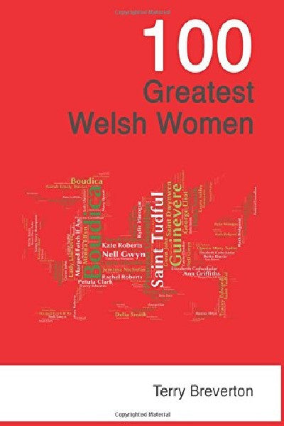Clawr llyfr / Book cover: 100 Greatest Welsh Women