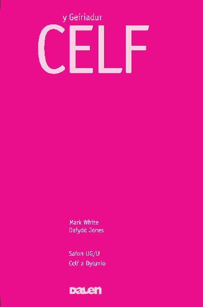 Clawr llyfr / Book cover: Geiriadur Celf, Y