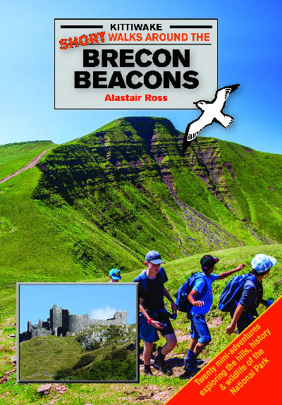 Clawr llyfr / Book cover: Short Walks in the Brecon Beacons