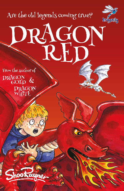 Clawr llyfr / Book cover: Dragon Red