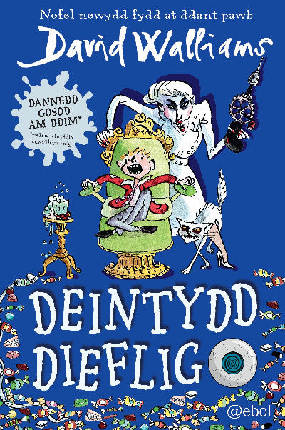 Clawr llyfr / Book cover: Deintydd Dieflig