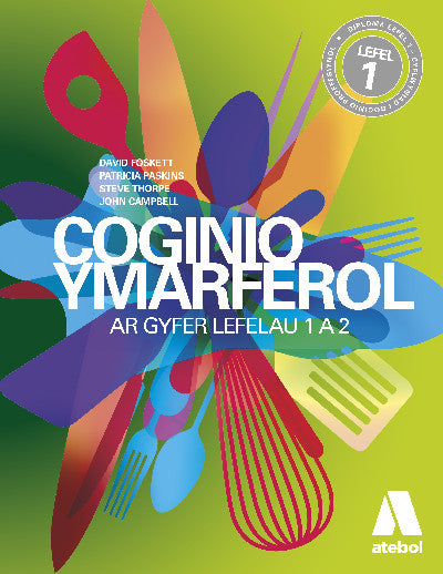 Clawr llyfr / Book cover: Coginio Ymarferol