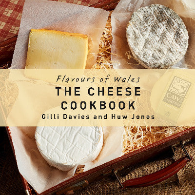 Clawr llyfr / Book cover: Flavours of Wales: Cheese Cookbook, The