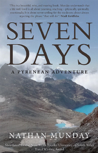 Clawr llyfr / Book cover: Seven Days - A Pyrenean Adventure
