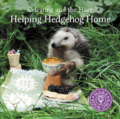 Clawr llyfr / Book cover: Celestine and the Hare: Helping Hedgehog Home