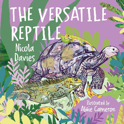 Clawr llyfr / Book cover: The Versatile Reptile