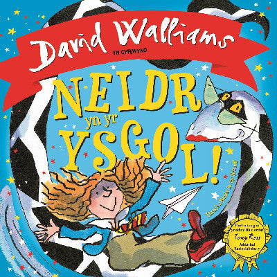 Clawr llyfr / Book cover: Neidr yn yr Ysgol! / There's a Snake in My School!