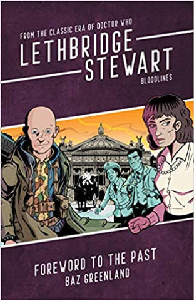 Clawr llyfr / Book cover: Lethbridge-Stewart: Foreword to the Past
