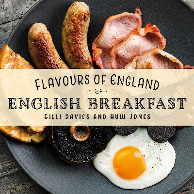 Clawr llyfr / Book cover: Flavours of England: English Breakfast