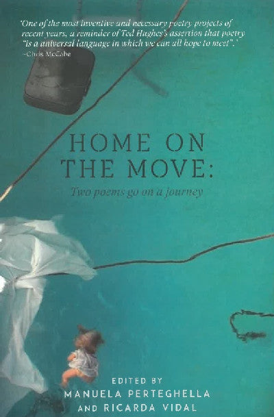 Clawr llyfr / Book cover: Home on the Move - Two Poems Go on a Journey — Two Poems Go on a Journey