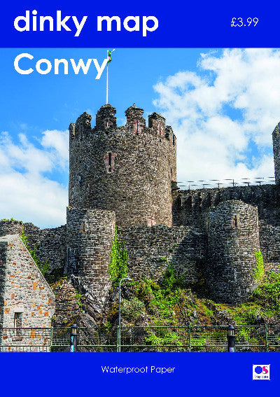 Clawr llyfr / Book cover: Dinky Map: Conwy (Waterproof)