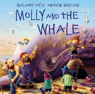 Clawr llyfr / Book cover: Molly and the Whale