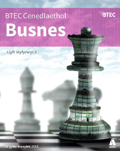 Clawr llyfr / Book cover: BTEC Cenedlaethol Busnes: Llyfr Myfyrwyr 2