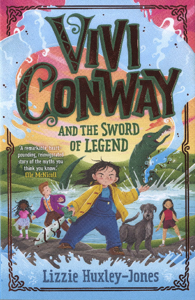 Clawr llyfr / Book cover: Vivi Conway and the Sword of Legend