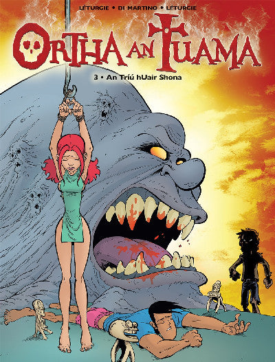 Clawr llyfr / Book cover: Ortha an Tuama: An Tríú Huair Shona