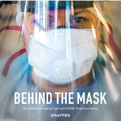 Clawr llyfr / Book cover: Behind the Mask - The Nhs Family and the Fight with Covid 19