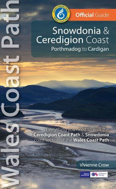 Clawr llyfr / Book cover: Wales Coast Path Official Guide: Snowdonia & Ceredigion Coast - Porthmadog to Cardigan
