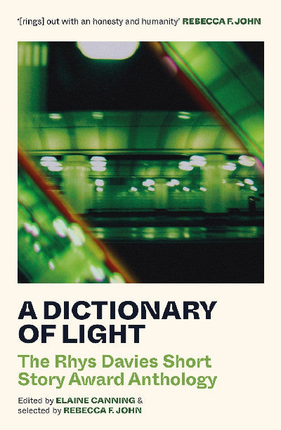 Clawr llyfr / Book cover: A Dictionary of Light - The Rhys Davies Short Story Award Anthology